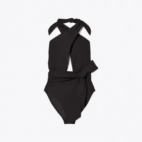 汤丽柏琦/Tory Burch 系带连体泳衣 136426-001