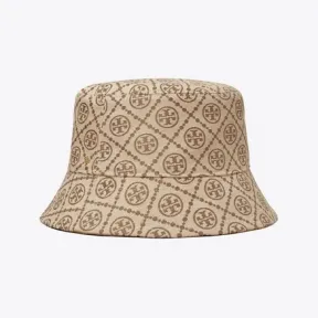 汤丽柏琦/Tory Burch T Monogram 短檐提花渔夫帽 137848-371