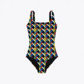 汤丽柏琦/Tory Burch 印花连体泳衣 83807-006