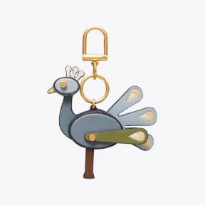 汤丽柏琦/Tory Burch 折纸风格孔雀造型钥匙圈 85204-426