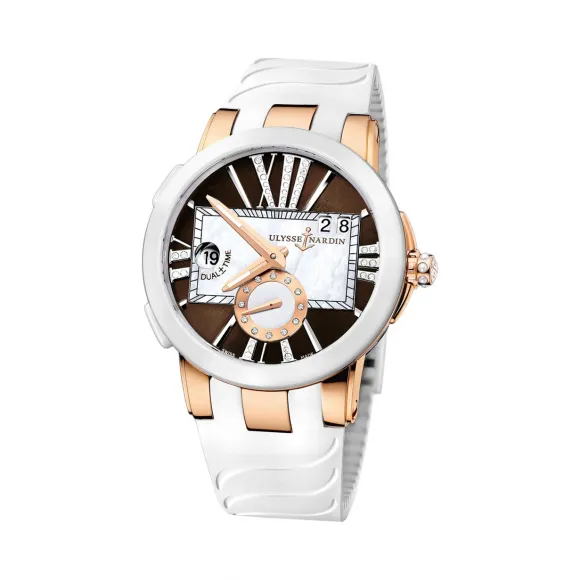 雅典/Ulysse Nardin 经理人系列 18K玫瑰金 自动机械 女表 246-10-3-30-05