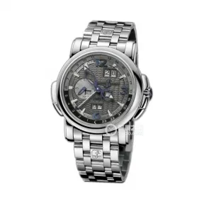 雅典/Ulysse Nardin 鎏金系列 18k白金 自动机械 男表 320-60-8-69