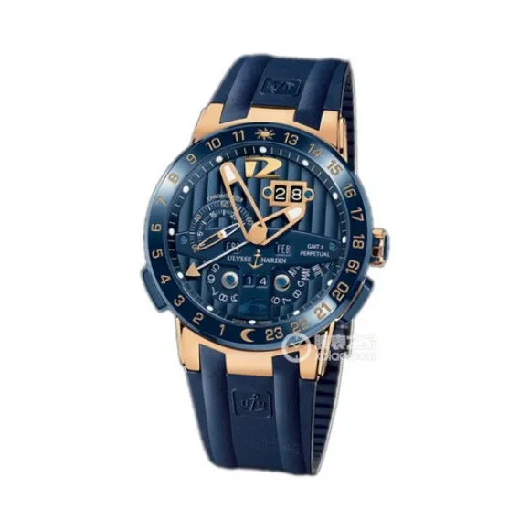 雅典/Ulysse Nardin 经理人系列 18k玫瑰金/陶瓷 自动机械 男表 326-00-3-BQ