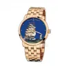 雅典/Ulysse Nardin 鎏金系列 18k玫瑰金 自动机械 男表 8156-111-8-KRUZ