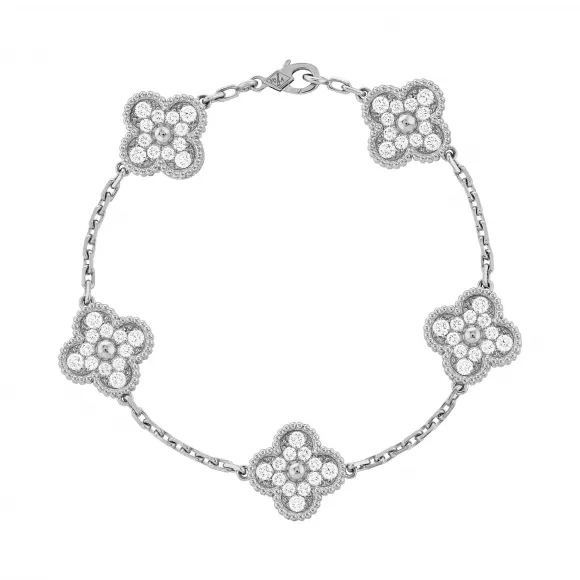 梵克雅宝/Van Cleef & Arpels Vintage Alhambra手链 5图案 - VCARA41500