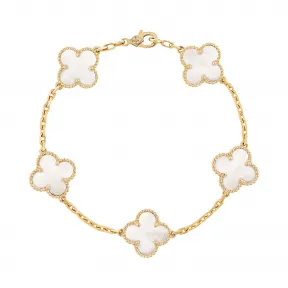 梵克雅宝/Van Cleef & Arpels Vintage Alhambra手链 5图案 - VCARA41800