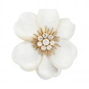 梵克雅宝/Van Cleef & Arpels Rose de No?l胸针 大号款式 - VCARA53800