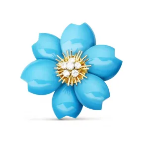 梵克雅宝/Van Cleef & Arpels Rose de Noël胸针 中号款式 VCARA54100