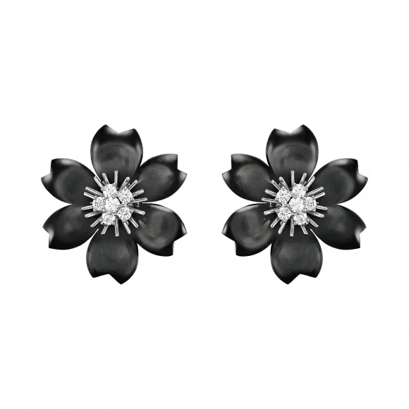 梵克雅宝/Van Cleef & Arpels Rose de No?l耳环 小号款式 - VCARA54600