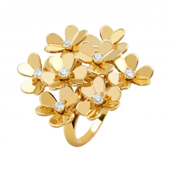 梵克雅宝/Van Cleef & Arpels Frivole戒指 8花 - VCARB67700