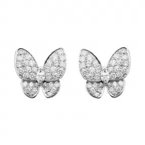 梵克雅宝/Van Cleef & Arpels Two Butterfly耳环 - VCARB82900