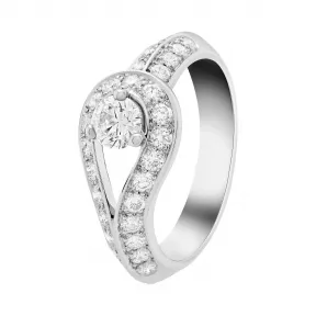 梵克雅宝/Van Cleef & Arpels Couture单颗钻石戒指 0.30克拉的EVVS2级钻石 - VCARD36100