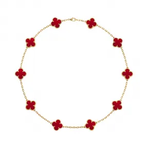 梵克雅宝/Van Cleef & Arpels Vintage Alhambra项链 10图案 - VCARD40600