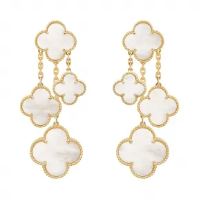 梵克雅宝/Van Cleef & Arpels Magic Alhambra耳环 4图案 - VCARD78900