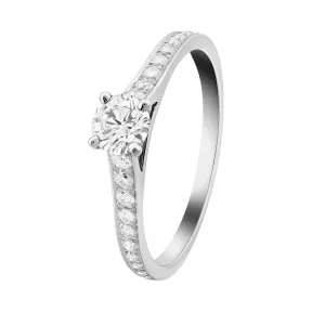 梵克雅宝/Van Cleef & Arpels Romance单颗钻石戒指 0.30克拉的EVVS2级钻石 - VCARG27600
