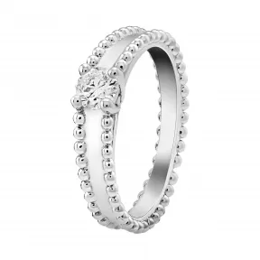 梵克雅宝/Van Cleef & Arpels Estelle单颗钻石戒指 0.30克拉的EVVS2级钻石 - VCARG30000