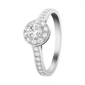 梵克雅宝/Van Cleef & Arpels Ic?ne单颗钻石戒指 0.30克拉的EVVS2级钻石 - VCARG33000