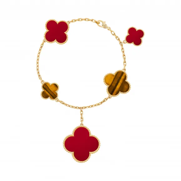 梵克雅宝/Van Cleef & Arpels Magic Alhambra手链 5图案 - VCARN5JQ00