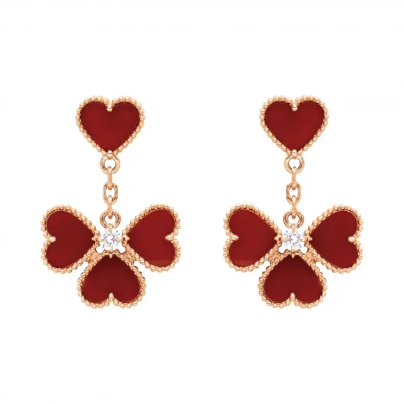 梵克雅宝/Van Cleef & Arpels Sweet Alhambra Effeuillage耳环 - VCARN5PP00