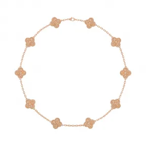 梵克雅宝/Van Cleef & Arpels Vintage Alhambra项链 10图案 - VCARN9T100