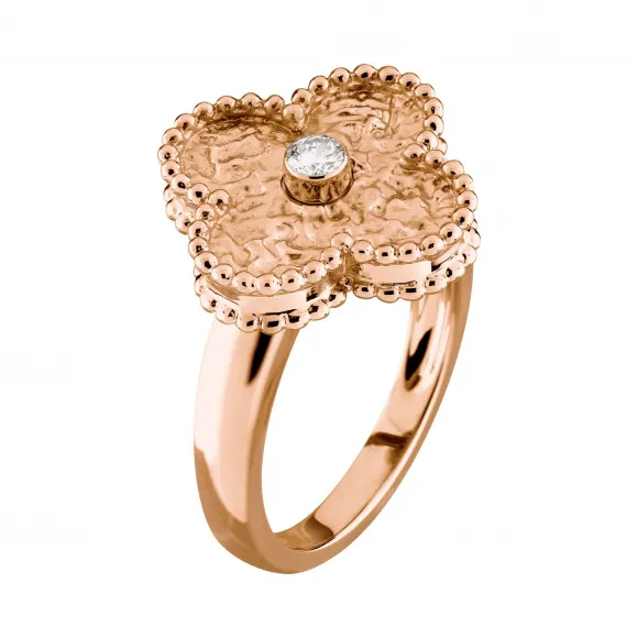 梵克雅宝/Van Cleef & Arpels Vintage Alhambra戒指 - VCARN9ZT00