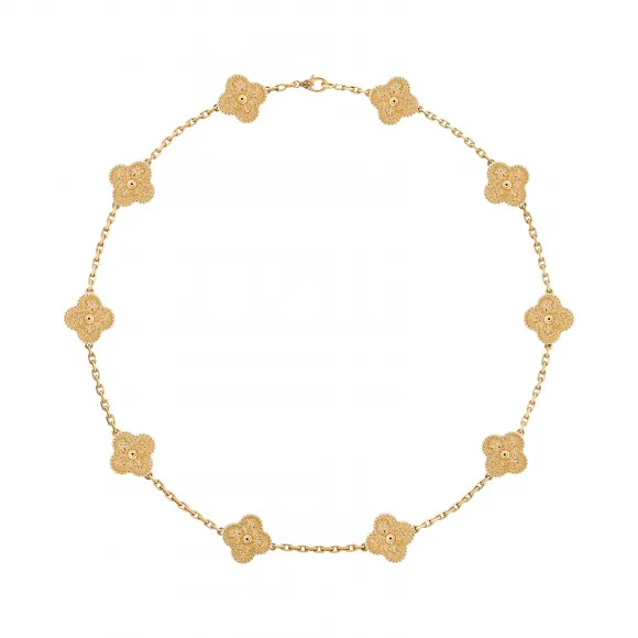 梵克雅宝/Van Cleef & Arpels Vintage Alhambra项链 10图案 - VCARO1ID00