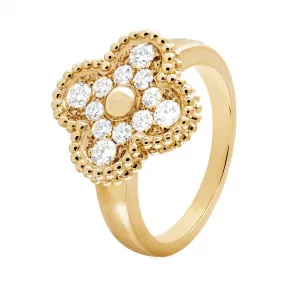 梵克雅宝/Van Cleef & Arpels Vintage Alhambra戒指 - VCARO26M00