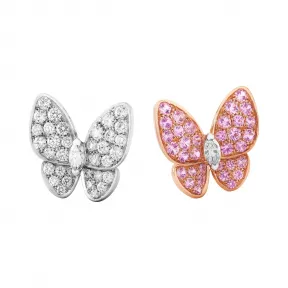 梵克雅宝/Van Cleef & Arpels Two Butterfly耳环 - VCARO3M600