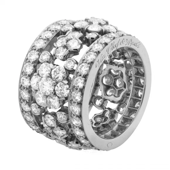 梵克雅宝/Van Cleef & Arpels Snowflake戒指 - VCARO3RM00