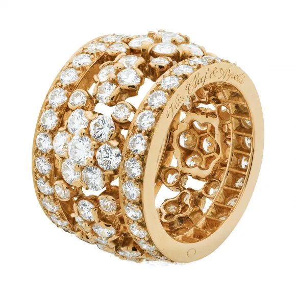 梵克雅宝/Van Cleef & Arpels Snowflake戒指 - VCARO3RV00