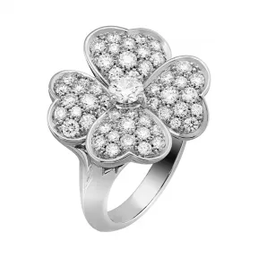 梵克雅宝/Van Cleef & Arpels Cosmos戒指 中号款式 - VCARO4TE00