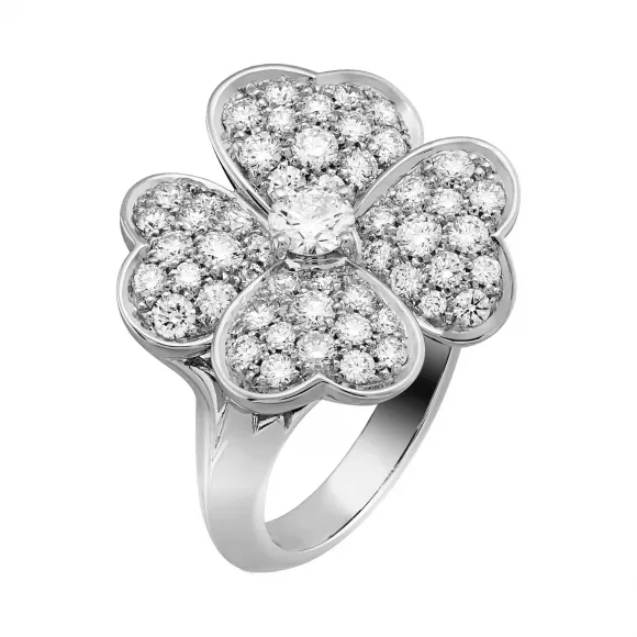 梵克雅宝/Van Cleef & Arpels Cosmos戒指 中号款式 - VCARO4TE00