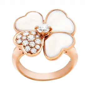 梵克雅宝/Van Cleef & Arpels Cosmos戒指 中号款式 - VCARO51Y00