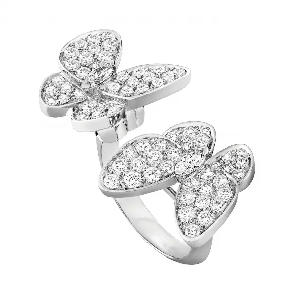 梵克雅宝/Van Cleef & Arpels Two Butterfly指间戒 - VCARO61900