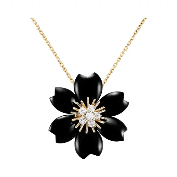 梵克雅宝/Van Cleef & Arpels Rose de No?l吊坠胸针 小号款式 - VCARO9B100