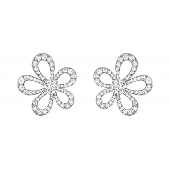 梵克雅宝/Van Cleef & Arpels Flowerlace耳环 - VCARP05100