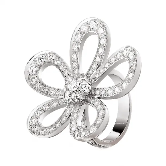 梵克雅宝/Van Cleef & Arpels Flowerlace戒指 - VCARP05300
