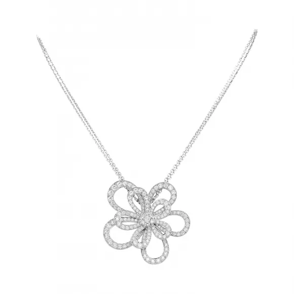 梵克雅宝/Van Cleef & Arpels Flowerlace胸针及吊坠 - VCARP0I300