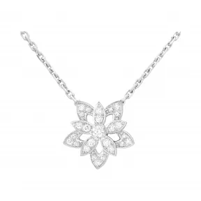 梵克雅宝/Van Cleef & Arpels 镂空Lotus吊坠 迷你款式 - VCARP0ZW00