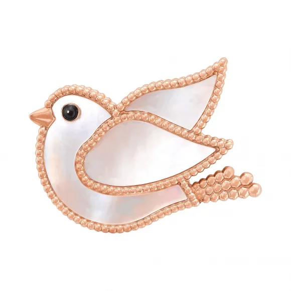 梵克雅宝/Van Cleef & Arpels Lucky Animals Dove胸针 - VCARP2AR00