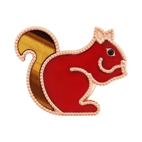 梵克雅宝/Van Cleef & Arpels Lucky Animals Squirrel胸针 - VCARP2AT00