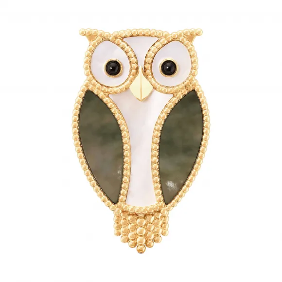 梵克雅宝/Van Cleef & Arpels Lucky Animals Owl胸针 - VCARP2AV00