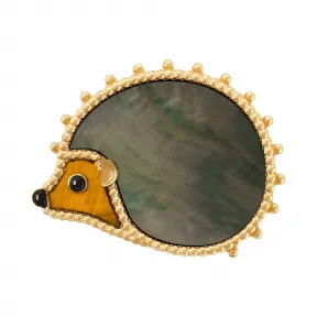 梵克雅宝/Van Cleef & Arpels Lucky Animals Hedgehog胸针 - VCARP2AZ00