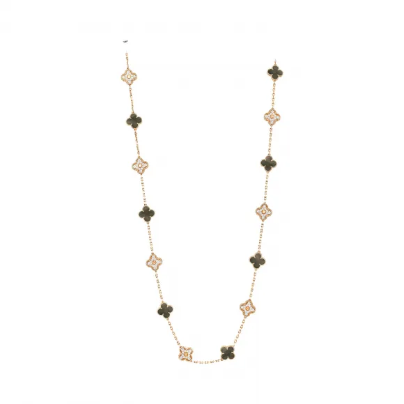 梵克雅宝/Van Cleef & Arpels Vintage Alhambra长项链 20枚四叶幸运图案 - VCARP2R000