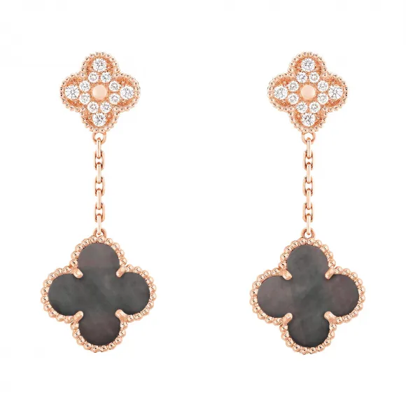 梵克雅宝/Van Cleef & Arpels Magic Alhambra耳环 2枚四叶幸运图案 - VCARP2R200