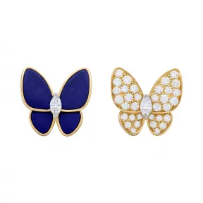 梵克雅宝/Van Cleef & Arpels Two Butterfly耳环 - VCARP3DO00