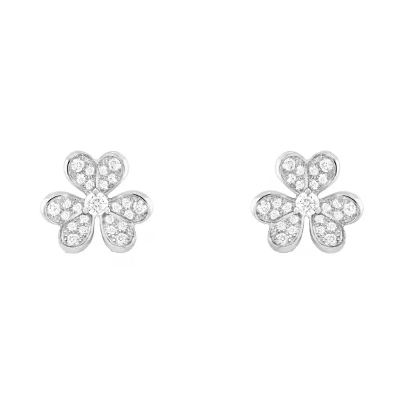 梵克雅宝/Van Cleef & Arpels Frivole耳环 迷你款式 - VCARP3W100