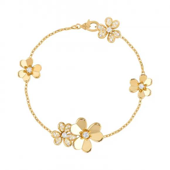 梵克雅宝/Van Cleef & Arpels Frivole手镯 5花 - VCARP3W400