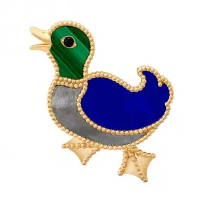 梵克雅宝/Van Cleef & Arpels Lucky Animals Duck胸针 - VCARP5LH00