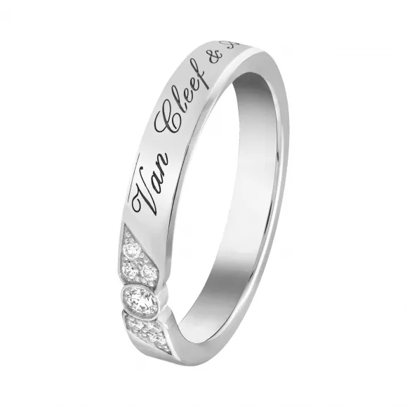梵克雅宝/Van Cleef & Arpels Toujours Signature Etoiles婚戒 3毫米 - VCARP5YV00